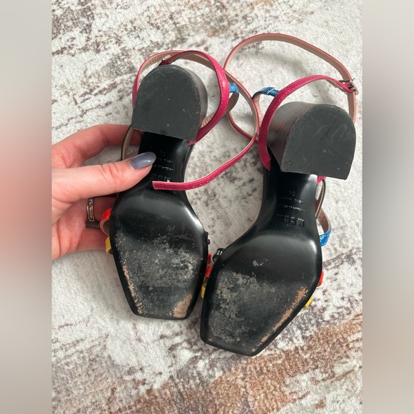 MSGM multicolor leather sandals. - Picture 5 of 13